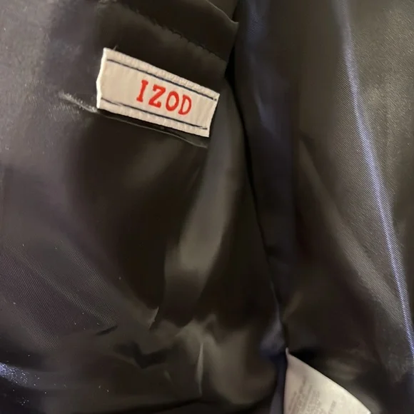 Izod boys black blazer NWT
